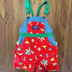 OshKosh B’Gosh Vintage Vestbak Beach Bear Overalls